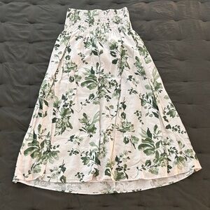 Abercrombie & Fitch Floral Midi Skirt